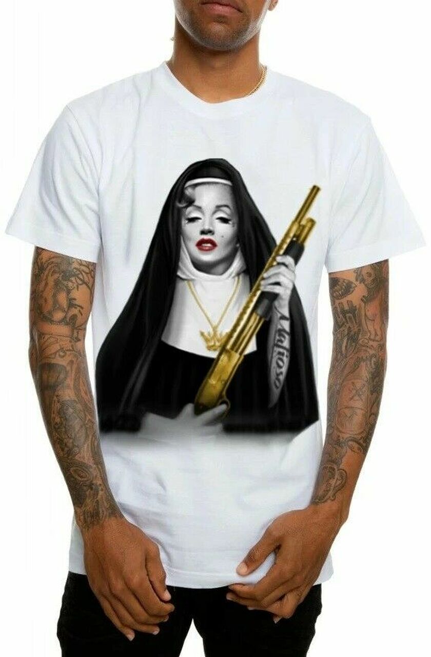 Detail Marilyn Monroe Gangster Tshirts Nomer 33