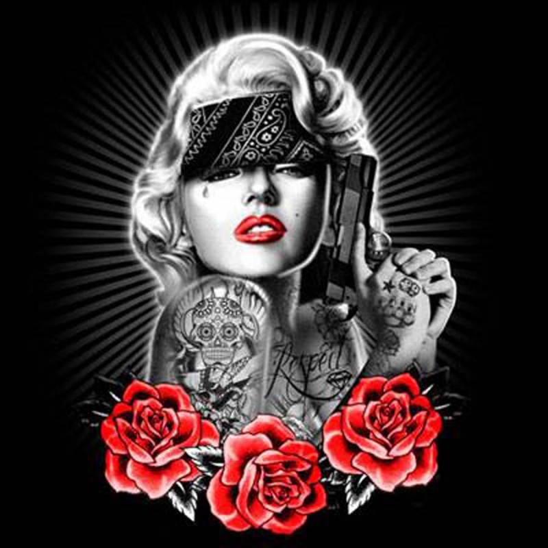 Detail Marilyn Monroe Gangster Tshirts Nomer 46