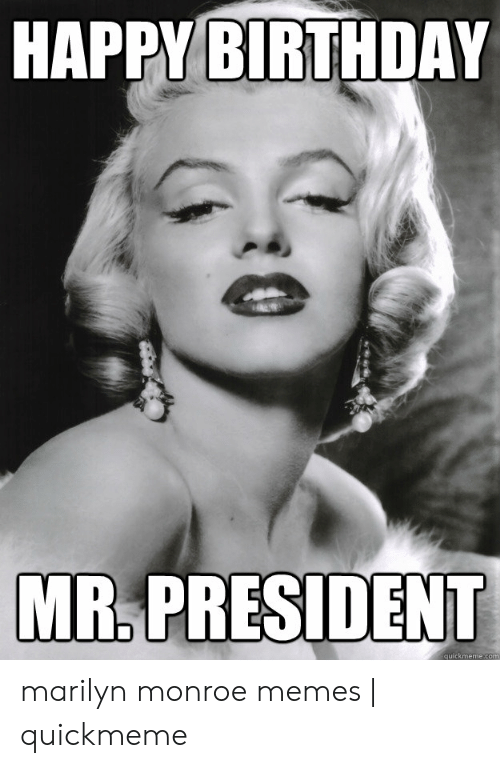 Download Marilyn Monroe Happy Birthday Meme Nomer 11