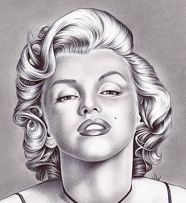 Detail Marilyn Monroe Pencil Sketch Nomer 39