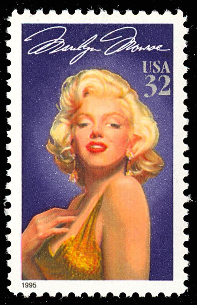 Marilyn Monroe Postage Stamp - KibrisPDR