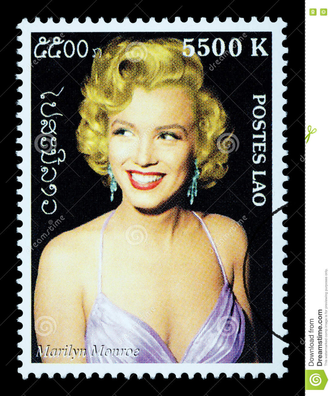 Download Marilyn Monroe Postage Stamp Nomer 11