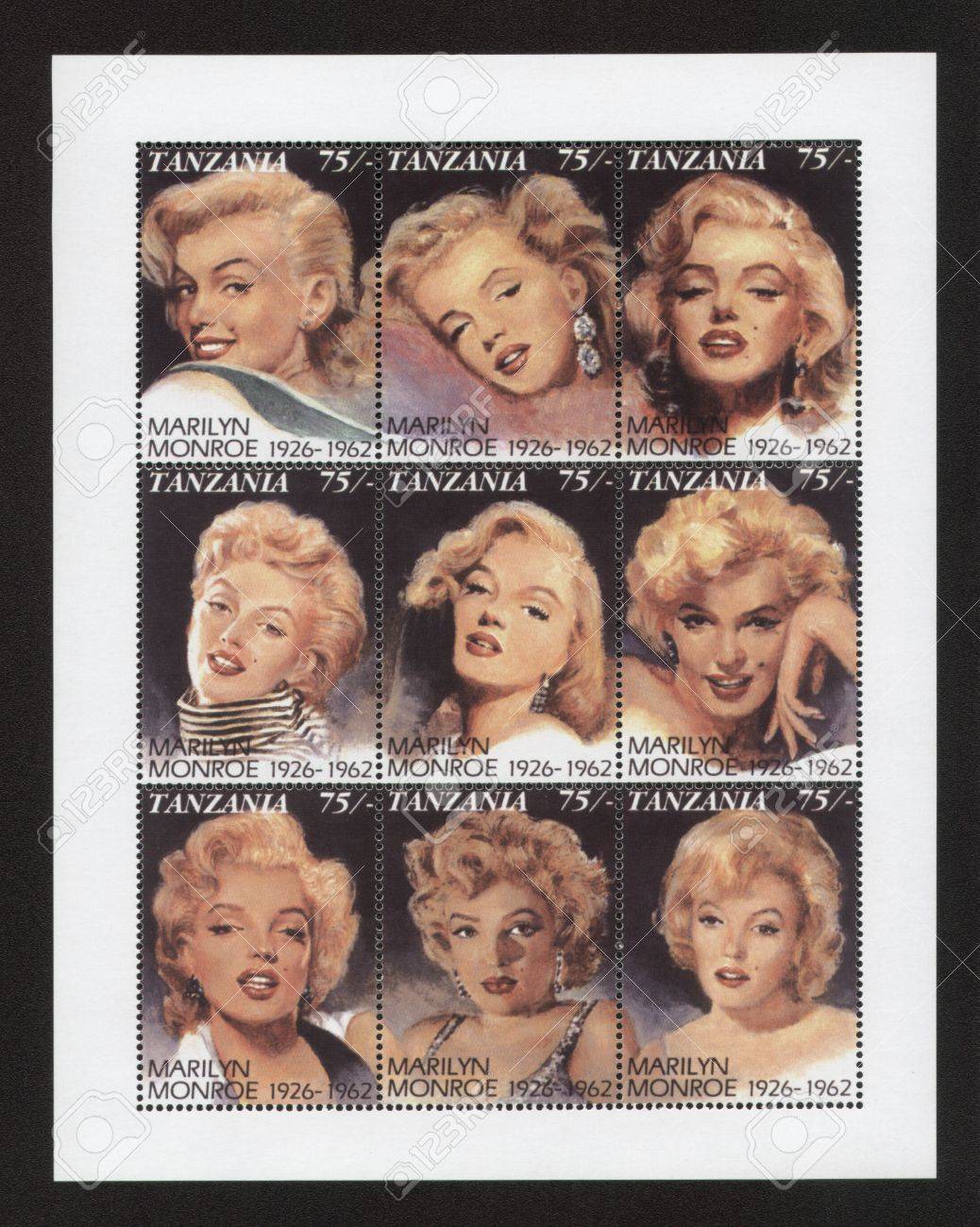 Detail Marilyn Monroe Postage Stamp Nomer 14