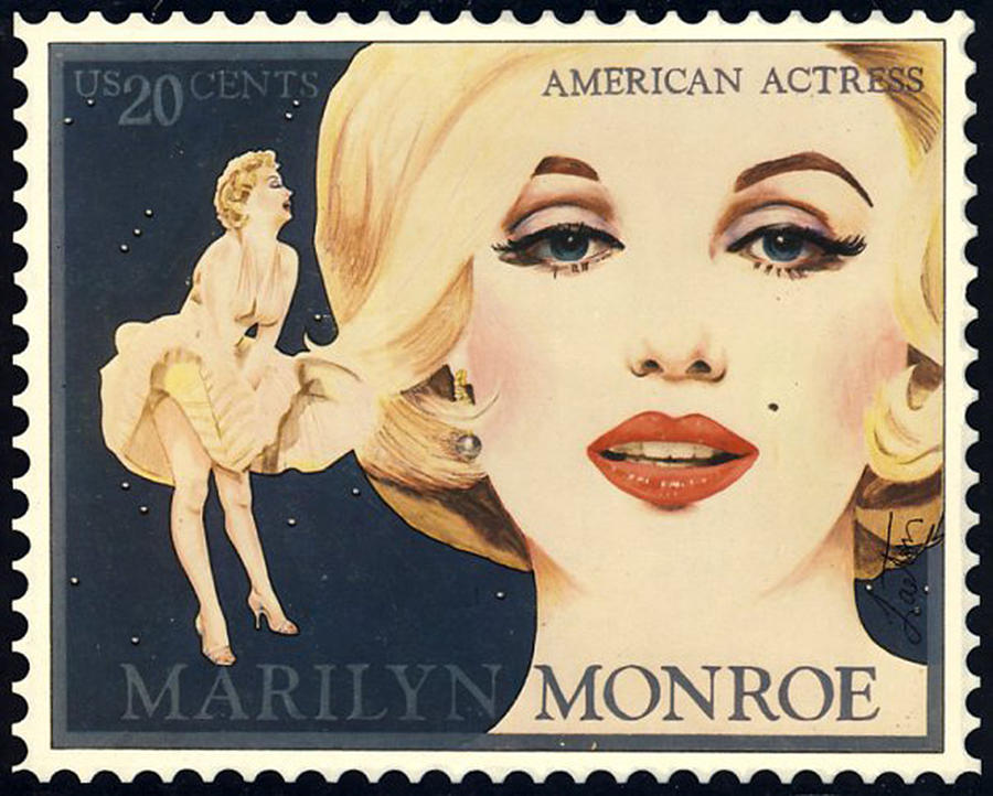 Detail Marilyn Monroe Postage Stamp Nomer 29