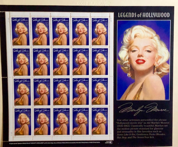 Detail Marilyn Monroe Postage Stamp Nomer 5