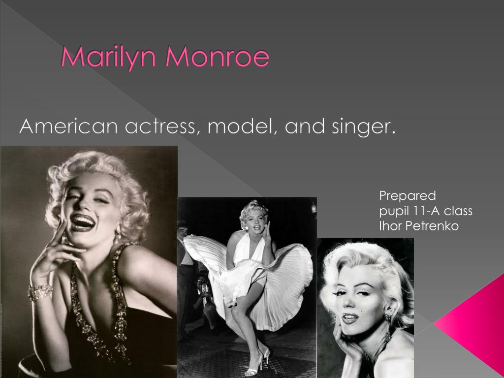 Detail Marilyn Monroe Powerpoint Nomer 25