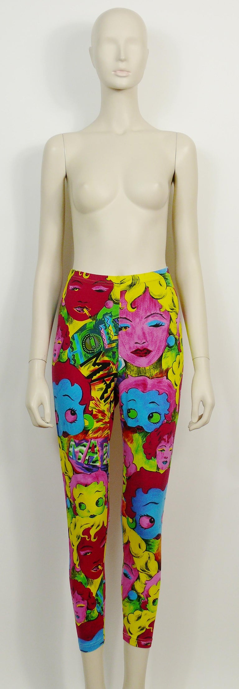 Detail Marilyn Monroe Print Leggings Nomer 27