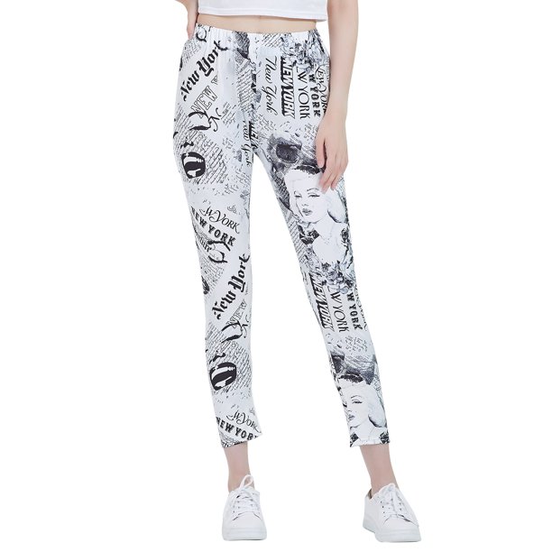 Detail Marilyn Monroe Print Leggings Nomer 4