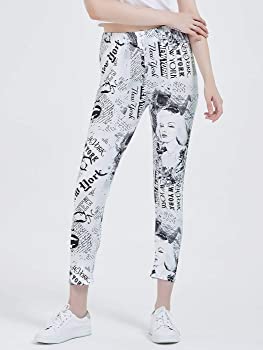 Detail Marilyn Monroe Print Leggings Nomer 8