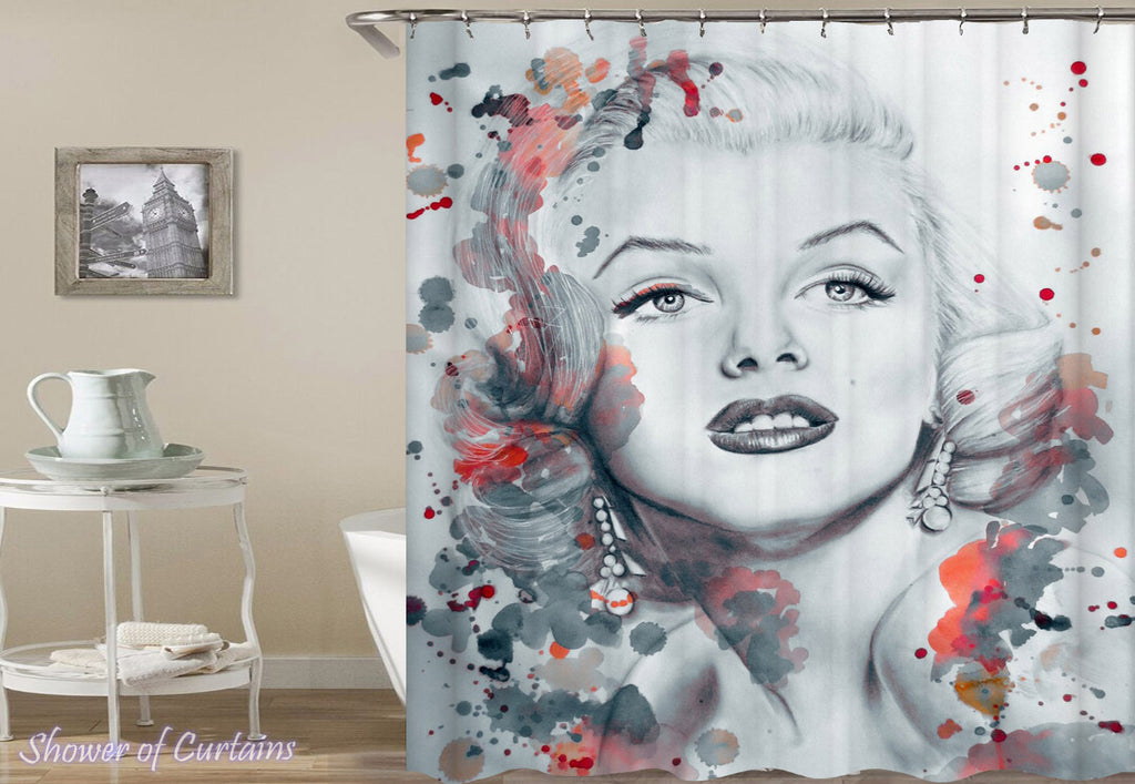 Detail Marilyn Monroe Shower Curtains Nomer 2
