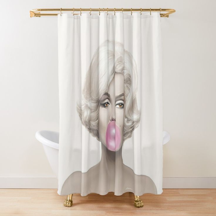 Detail Marilyn Monroe Shower Curtains Black And White Nomer 19