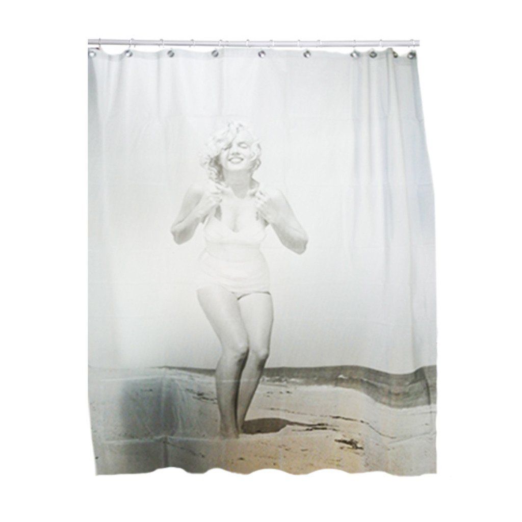 Detail Marilyn Monroe Shower Curtains Black And White Nomer 33