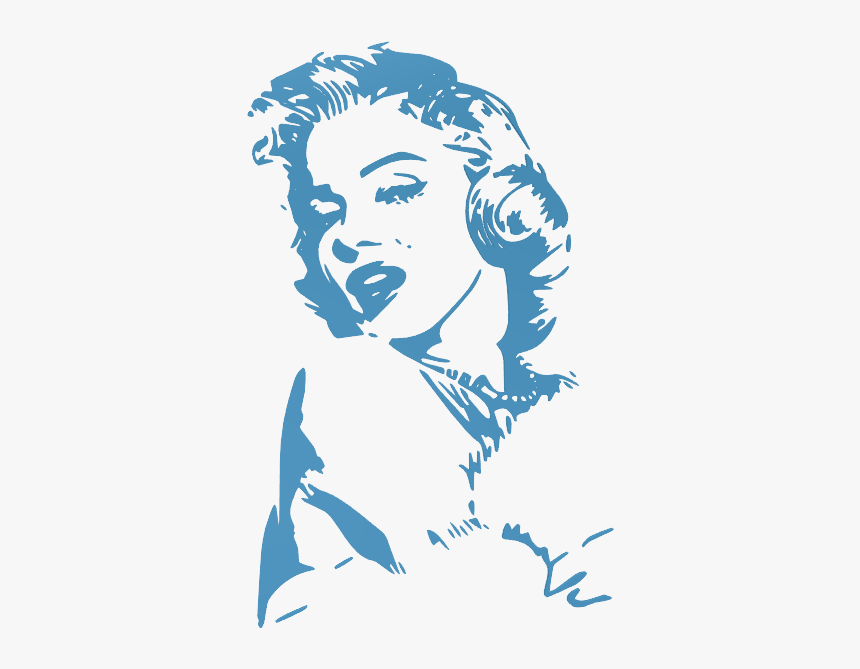 Detail Marilyn Monroe Silhouette Drawing Nomer 18