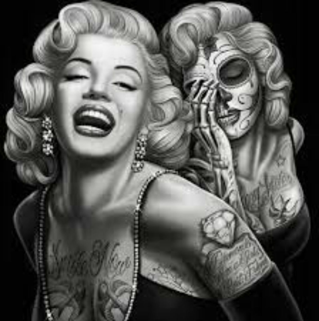 Detail Marilyn Monroe Skull Pictures Nomer 14