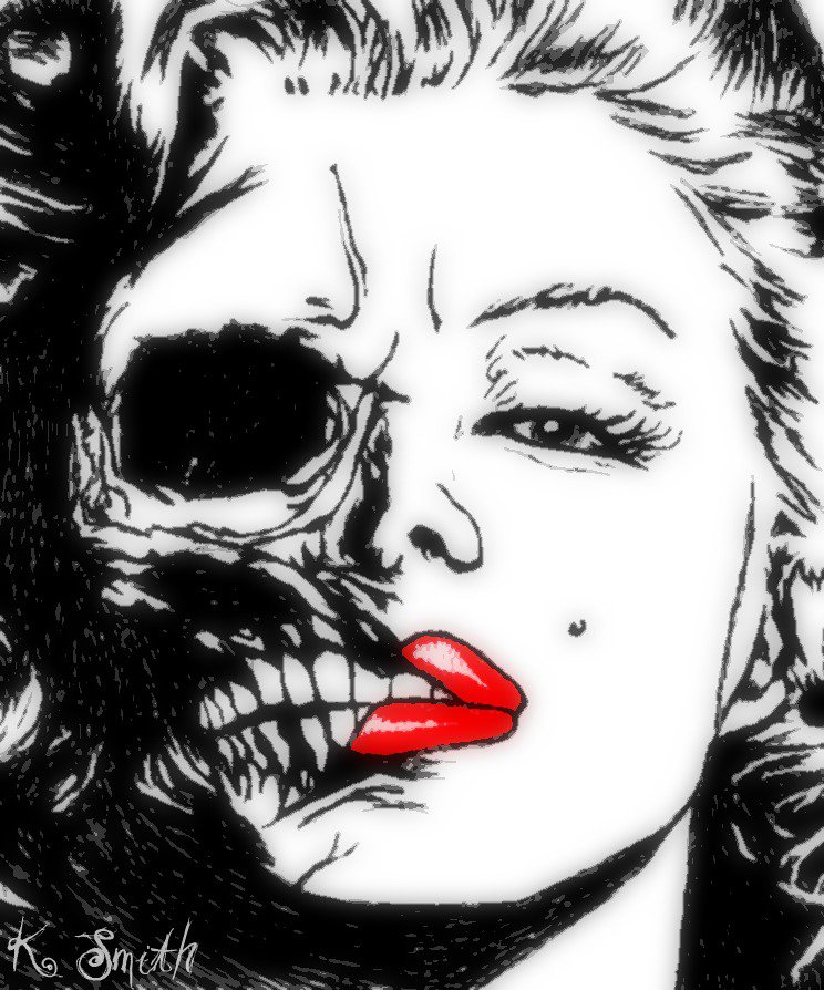 Detail Marilyn Monroe Skull Pictures Nomer 16