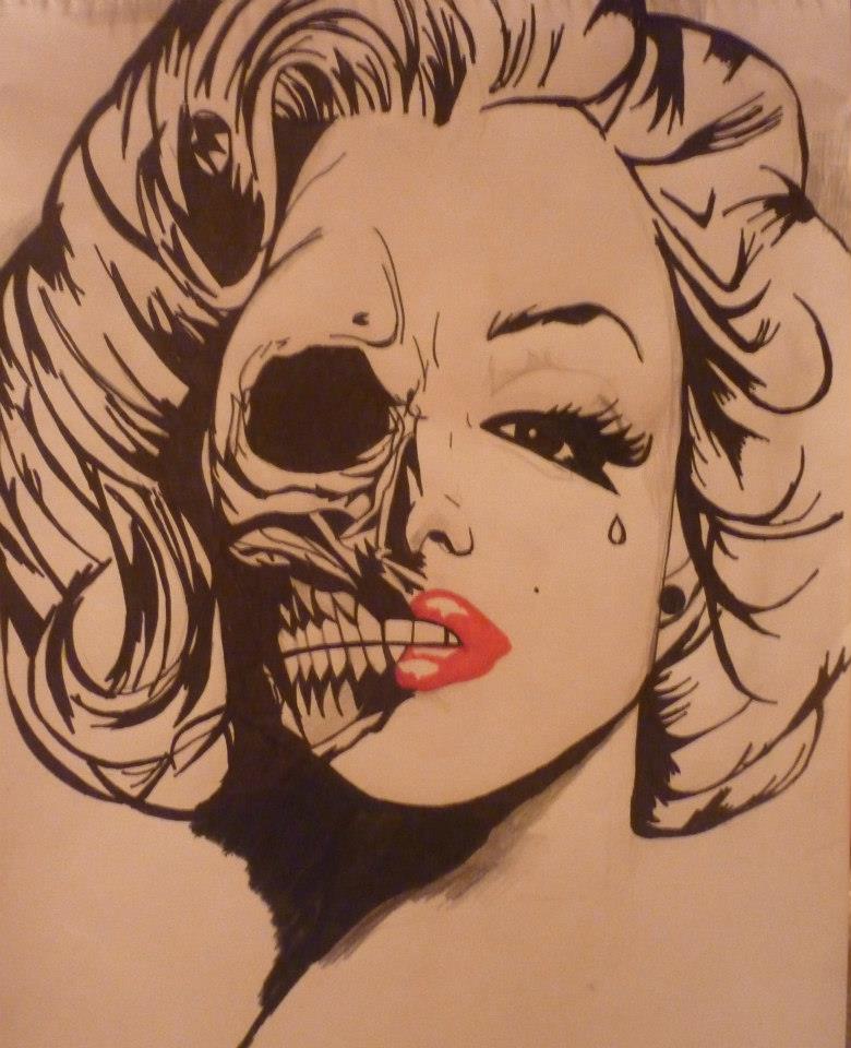 Detail Marilyn Monroe Skull Pictures Nomer 24