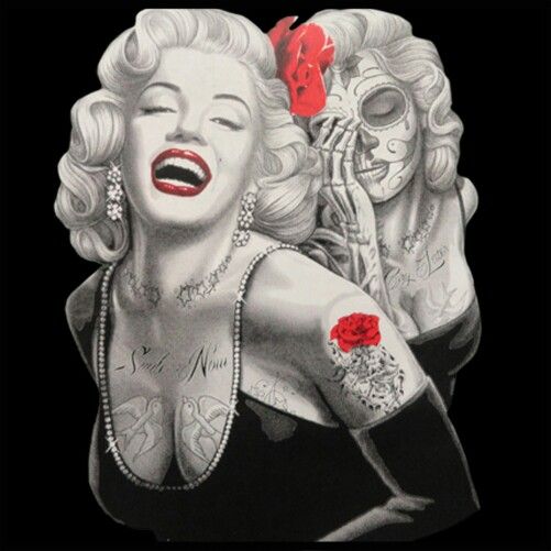 Detail Marilyn Monroe Skull Wallpaper Nomer 5