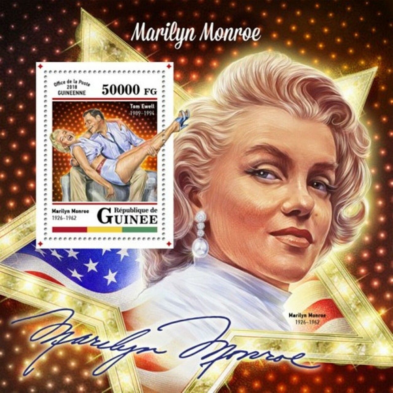 Detail Marilyn Monroe Stamp Sheet Nomer 36