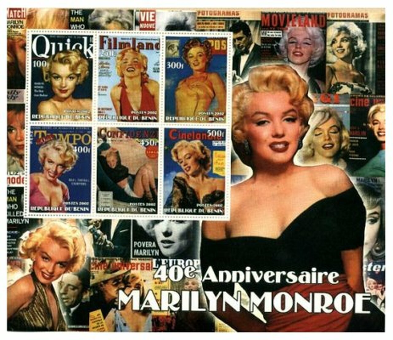 Detail Marilyn Monroe Stamp Sheet Nomer 39