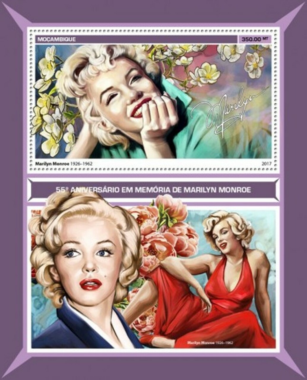 Detail Marilyn Monroe Stamp Sheet Nomer 56