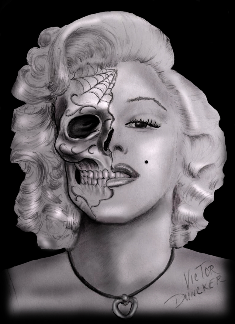 Detail Marilyn Monroe Sugar Skull Nomer 8