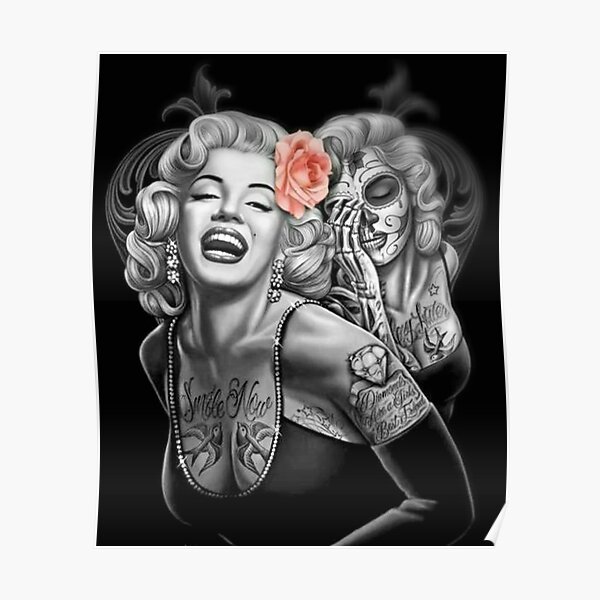 Detail Marilyn Monroe Sugar Skull Poster Nomer 50