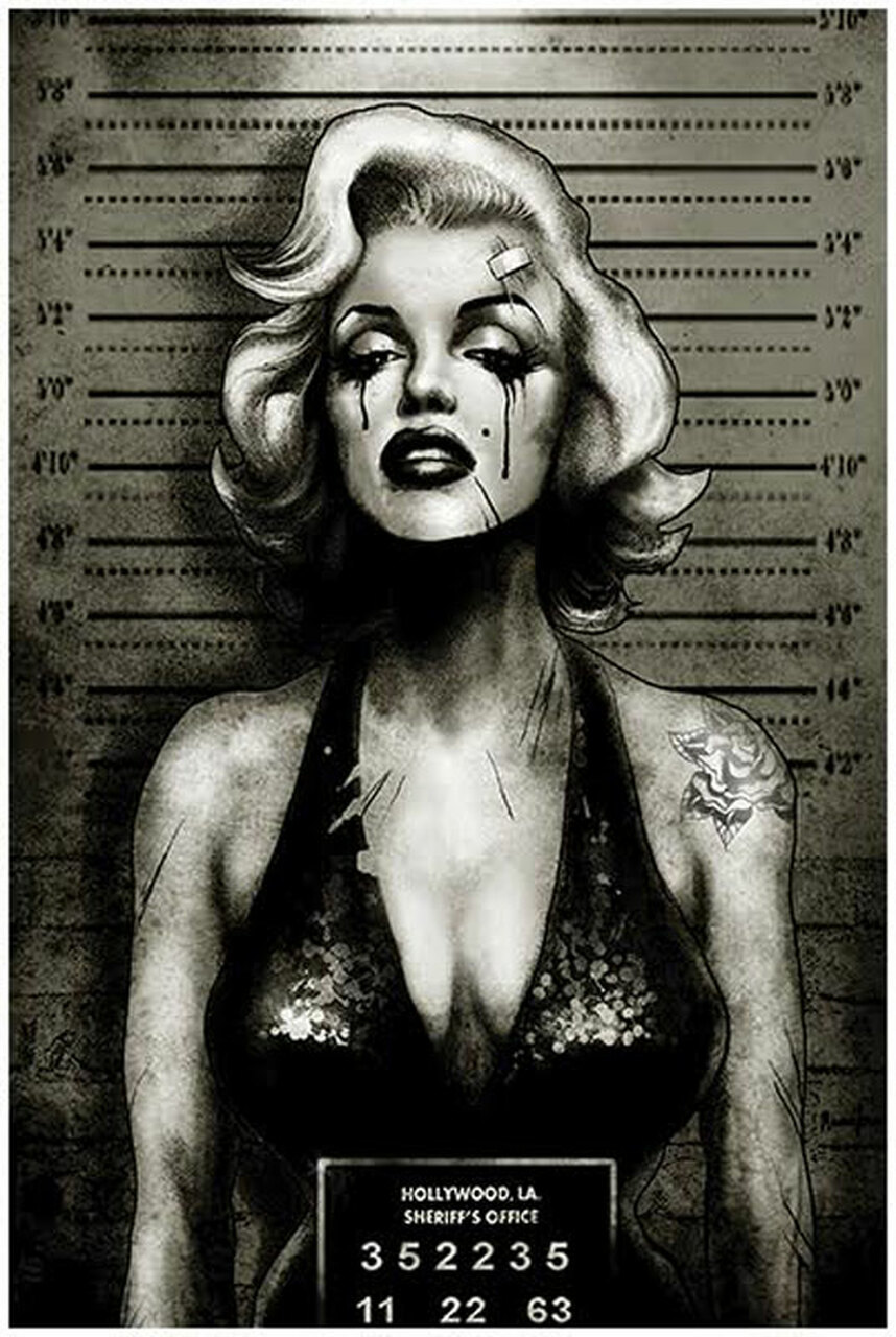 Detail Marilyn Monroe Sugar Skull Poster Nomer 51