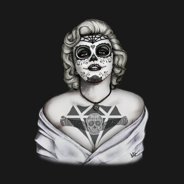 Detail Marilyn Monroe Sugar Skull Poster Nomer 54