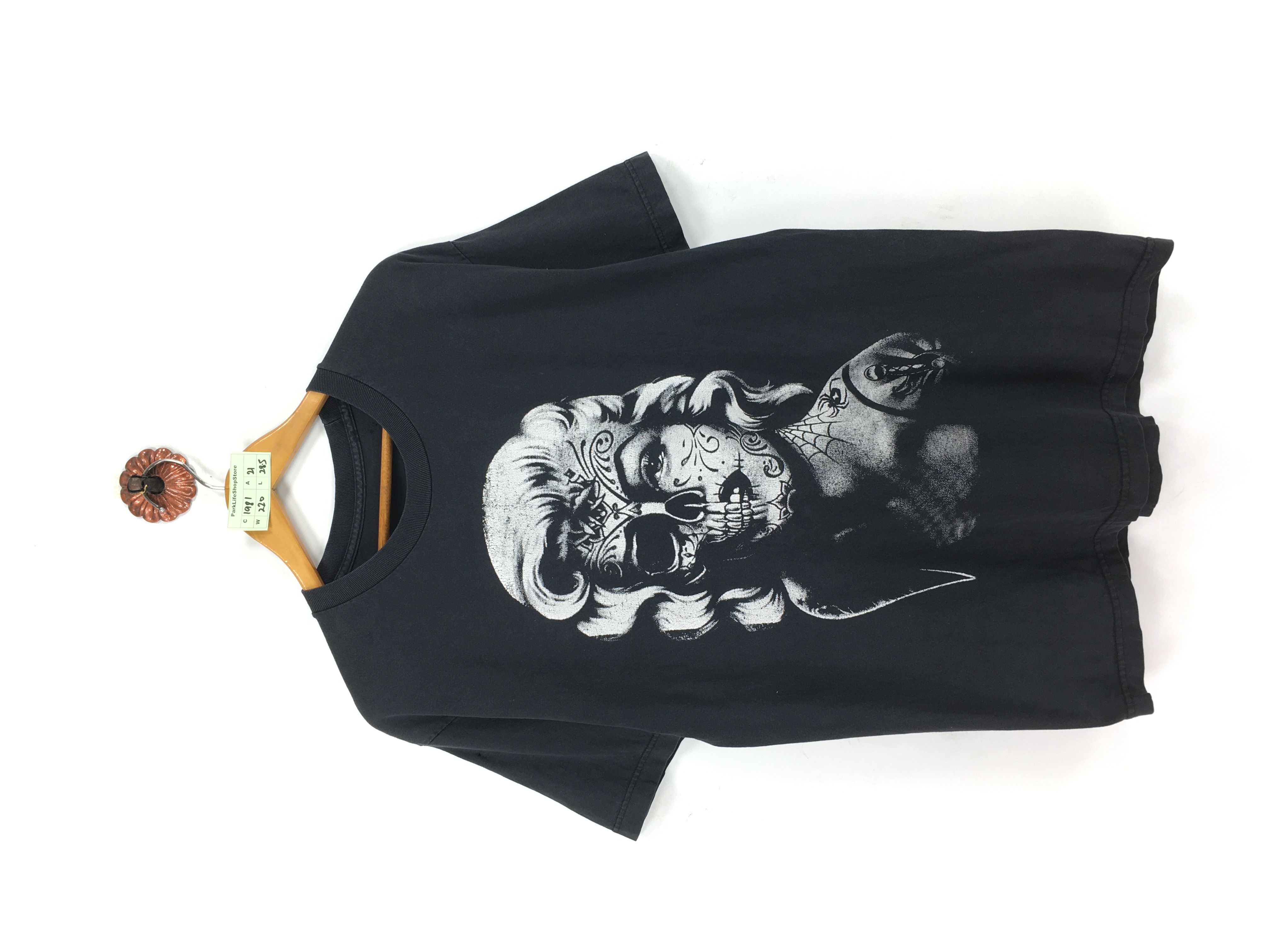 Detail Marilyn Monroe Sugar Skull T Shirt Nomer 23