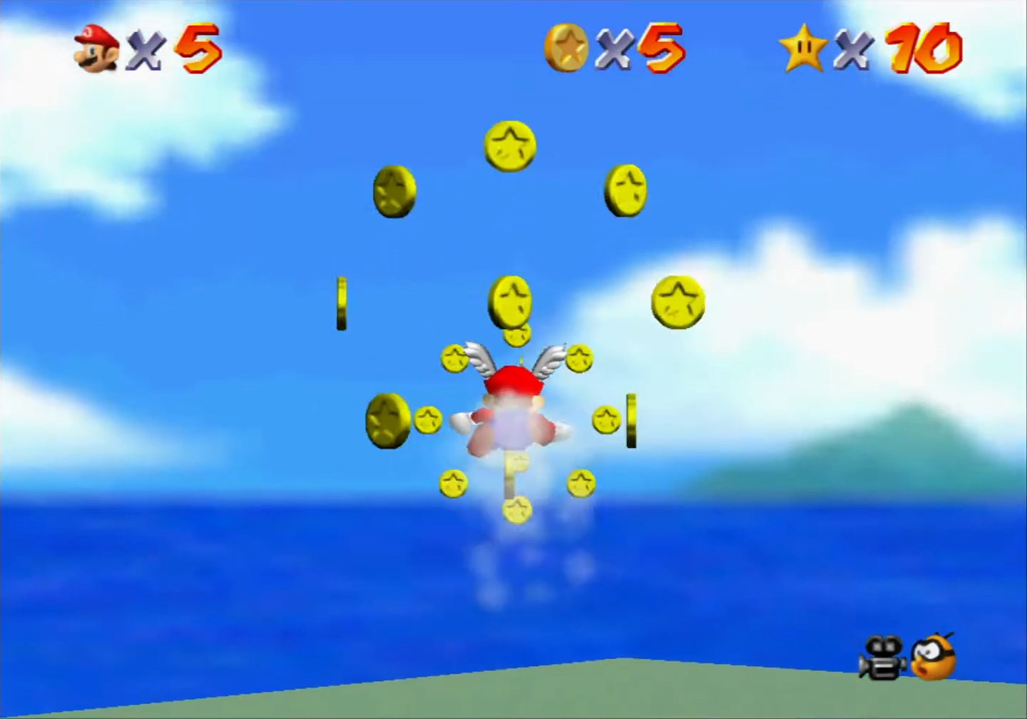 Detail Mario 64 Wing Cap Red Coins Nomer 32