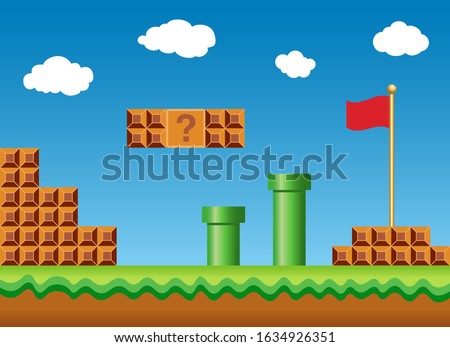 Detail Mario Background Png Nomer 25
