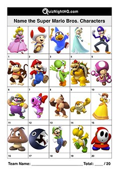 Detail Mario Bros Character Nomer 45