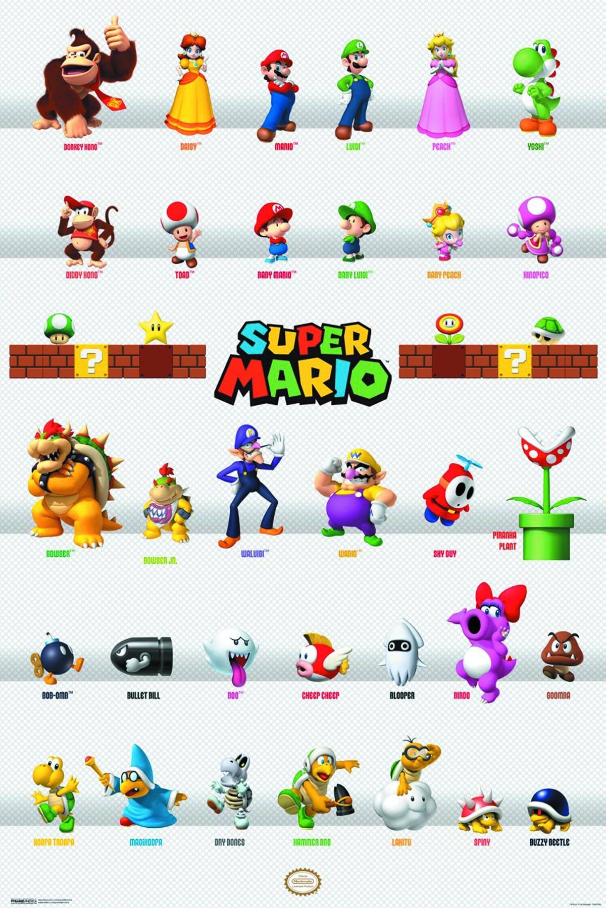 Mario Bros Characters - KibrisPDR