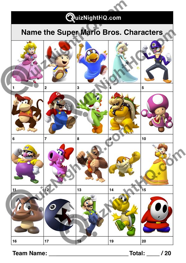 Detail Mario Bros Characters Nomer 39