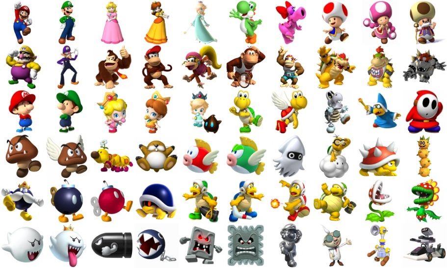 Detail Mario Characters Picture Nomer 25