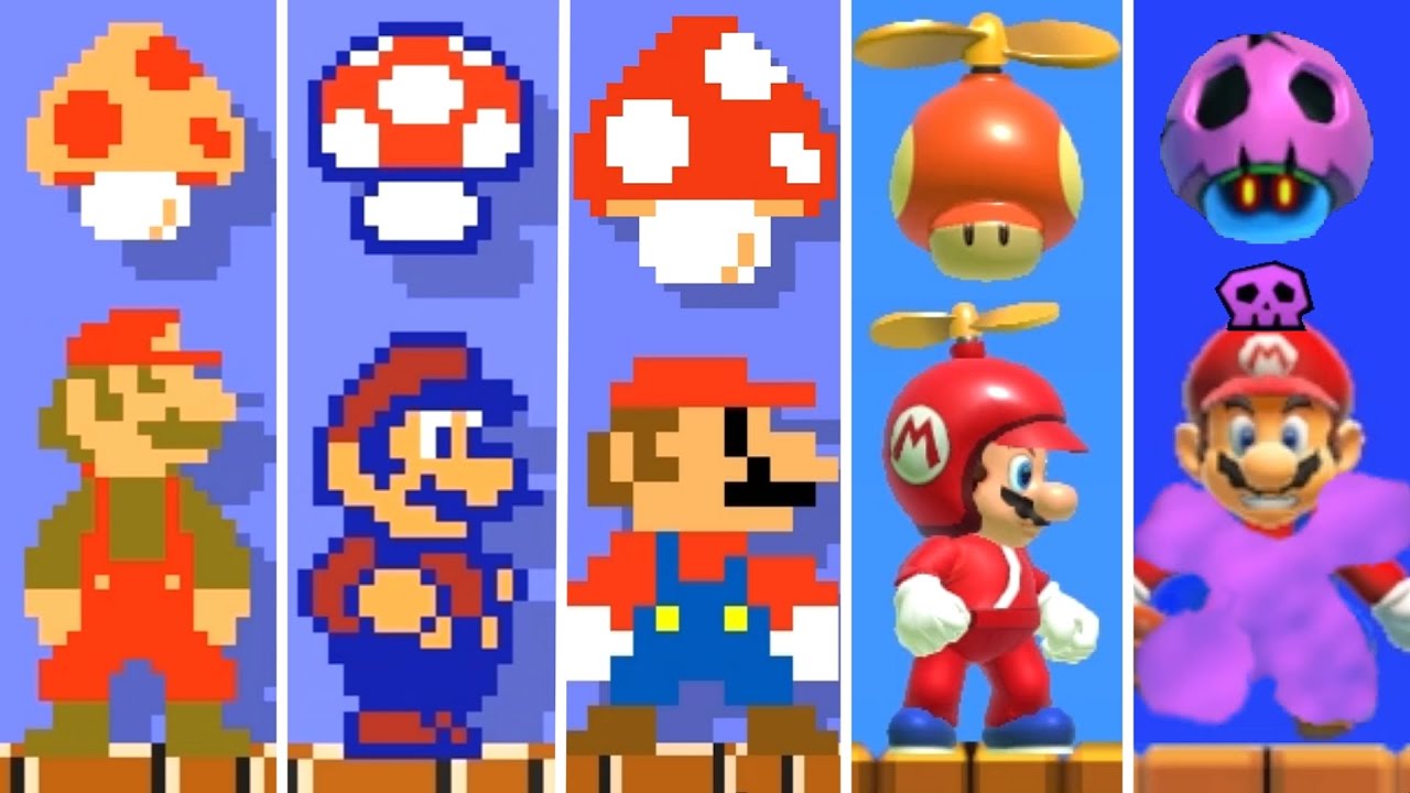 Detail Mario Mushroom Nomer 25