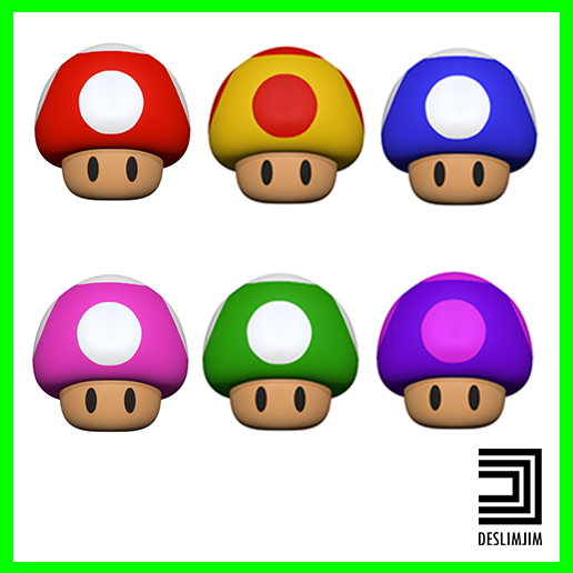 Detail Mario Mushroom Nomer 39