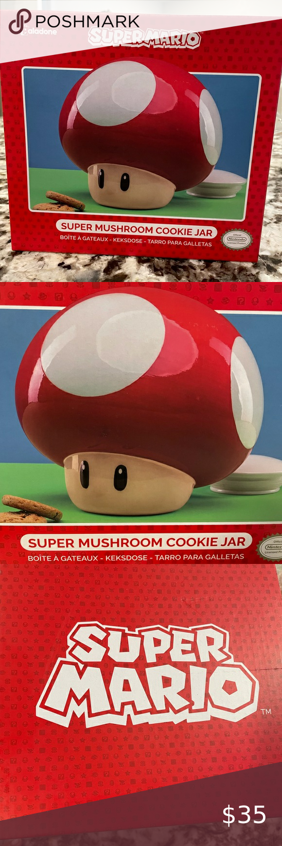 Detail Mario Mushroom Cookie Jar Nomer 17