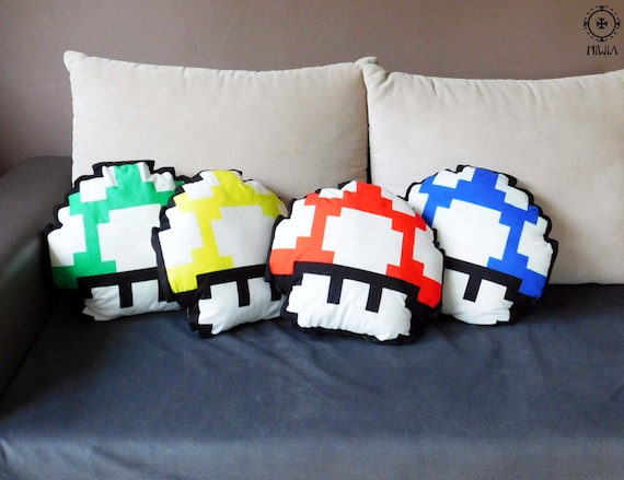 Detail Mario Mushroom Pillow Nomer 12