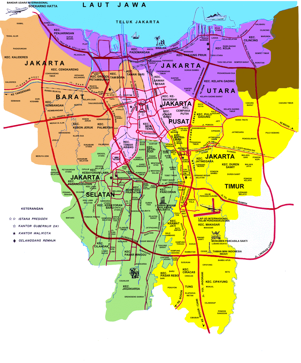 Detail Peta Jakarta Vector Nomer 55