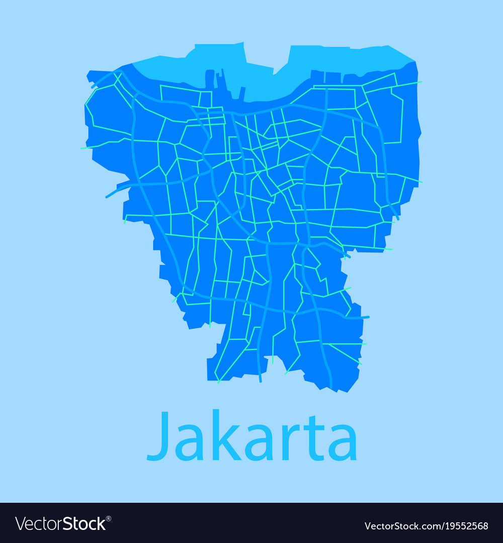 Detail Peta Jakarta Vector Nomer 8