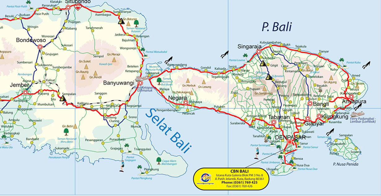 Detail Peta Jawa Bali Nomer 36