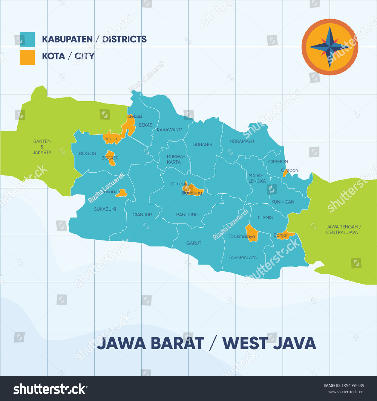 Detail Peta Jawa Barat Vector Nomer 13