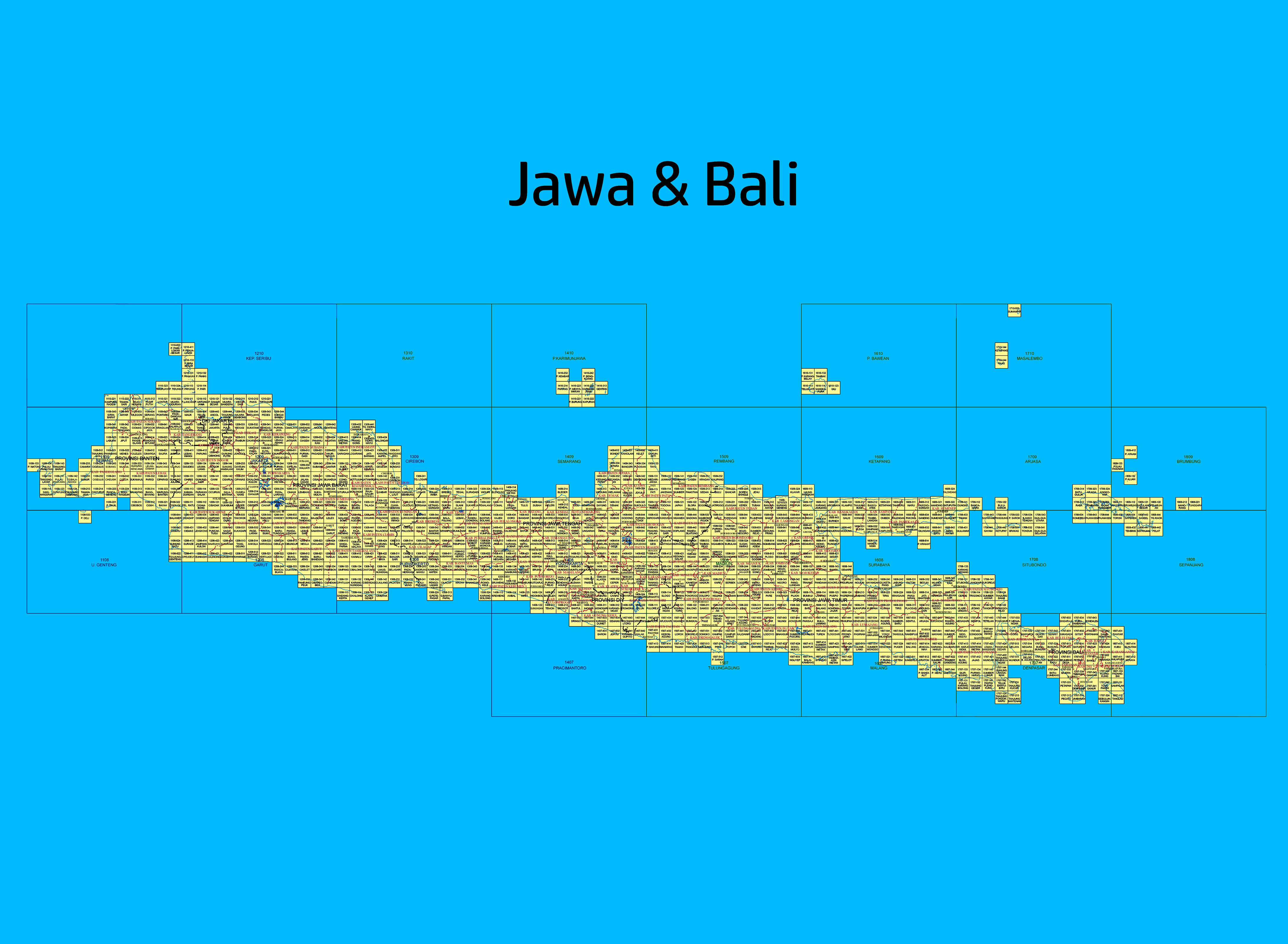 Detail Peta Jawa Dan Bali Nomer 2