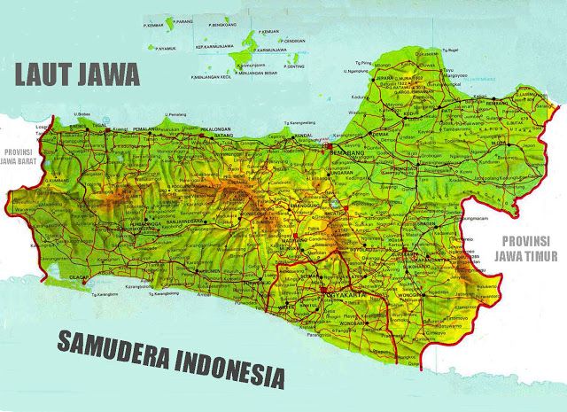 Detail Peta Jawa Tengah Dan Jawa Timur Nomer 14