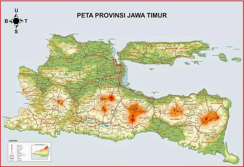 Detail Peta Jawa Timur Hd Nomer 2