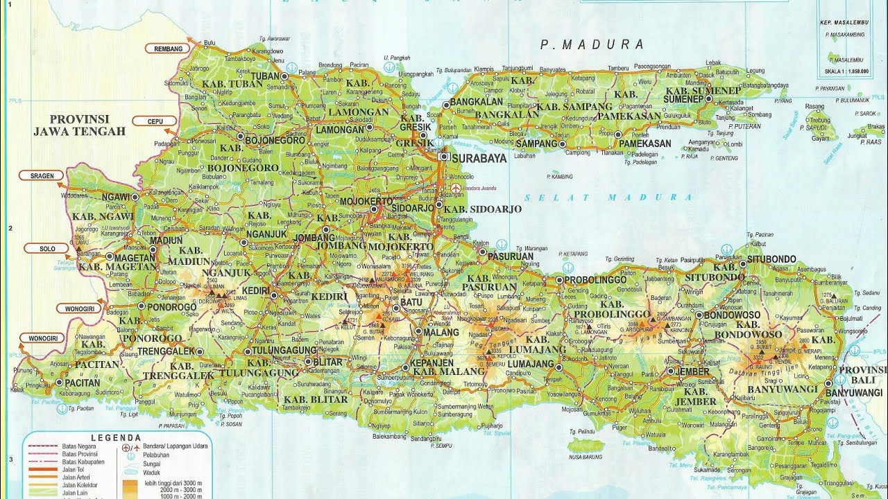 Detail Peta Jawa Timur Hd Nomer 3