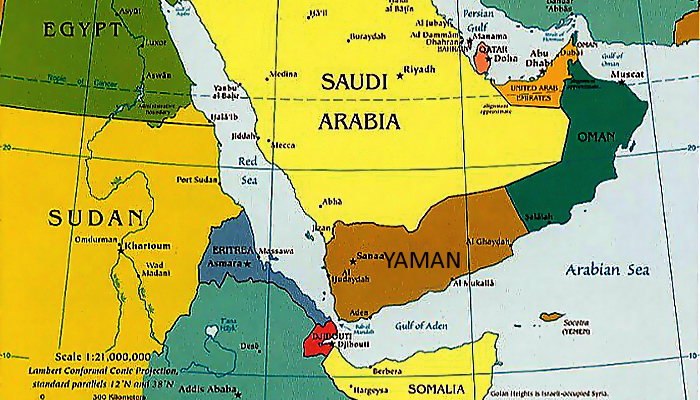 Detail Peta Jazirah Arab Nomer 13