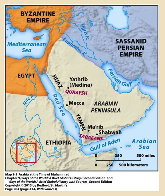 Detail Peta Jazirah Arab Nomer 22