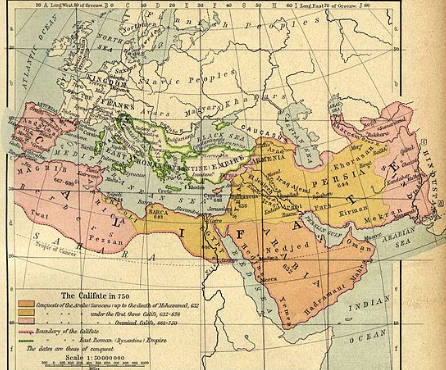 Detail Peta Jazirah Arab Nomer 38